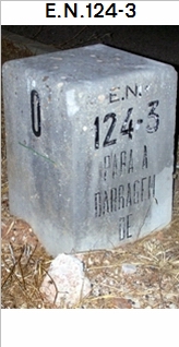 E.N. 124-3 - Frangueira (prox.)
 - Barragem do Arade